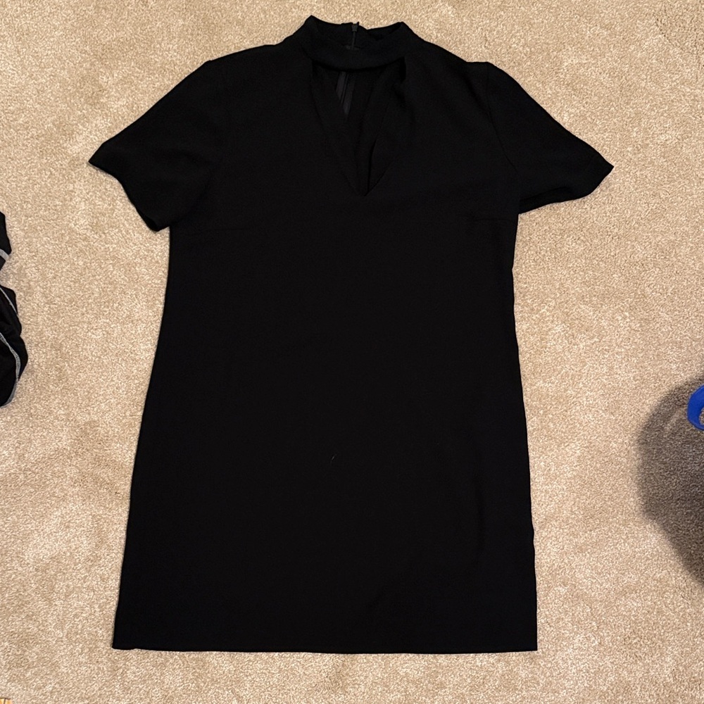 Chic Black Short Sleeve Women's Top
